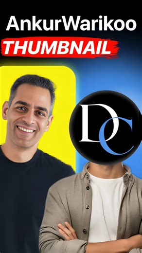 Thumbnail Redesign Tutorial of Ankur warikoo | CTRL + Design