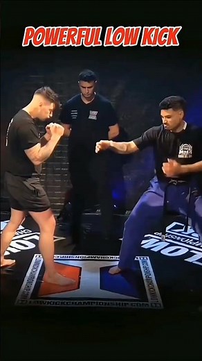 Powerful low kick tutorial #selfdefense #viralshort