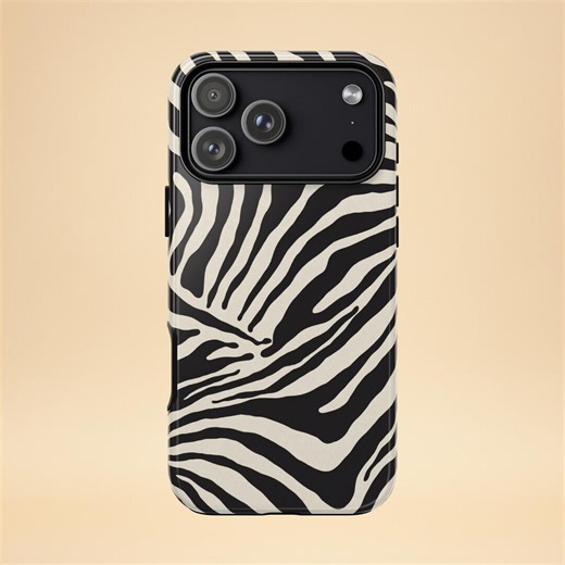 Zebra Phone Case – Black White Animal Print – iPhone & Samsung – Gift for Her + Free Wallpaper - Etsy