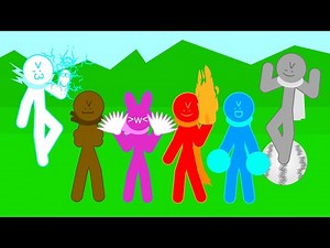 Elements 17 - Elemental Family (Stickman Animation) [Stick Nodes]