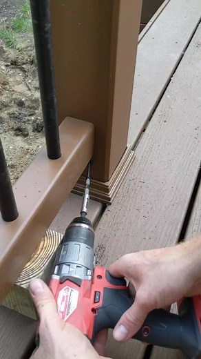 installing #trex #composite #railings #revive #drill | Revive Home Tips