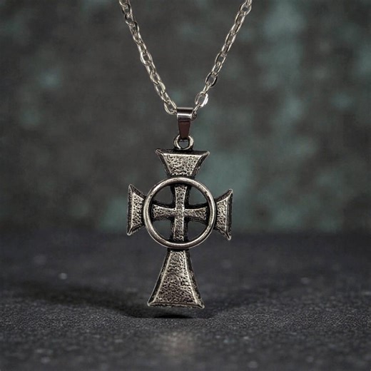 Boondock Saints Celtic Cross Silver Plated Necklace - Etsy
