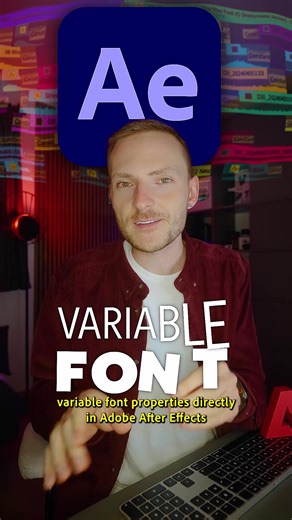 Cómo usar fuentes variables en Adobe After Effects