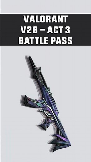 NEW BATTLE PASS IN VALORANT (SEASON 2026 - ACT 3) #shorts