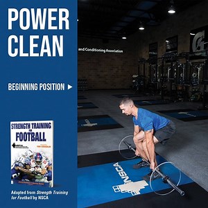 The power clean is a great exercise for working a variety of muscles....