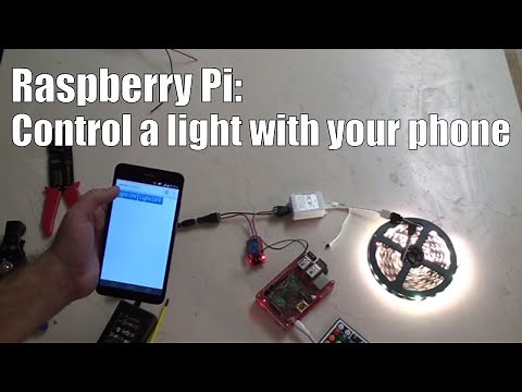 Raspberry Pi: 1 Channel Relay control with a Mobile Phone step by step