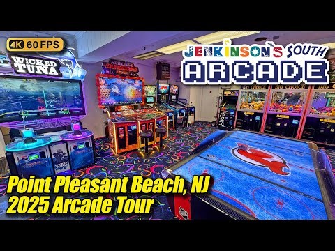 Jenkinson's South Arcade (Point Pleasant Beach NJ), December 2025 tour, new 4K full walkthrough
