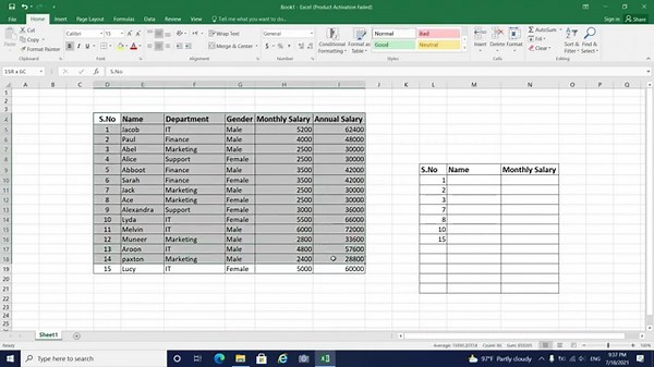 VLookUp in Excel Malayalam