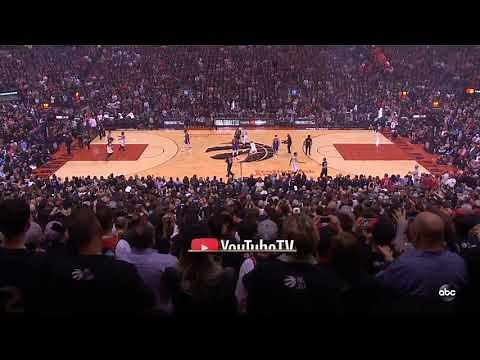 "Lets Go Raptors" Chants before Game 1 of the 2019 NBA Finals in Scotiabank Arena