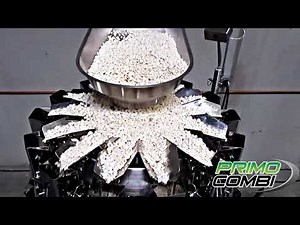 PrimoCombi multihead weigher for filling popcorn into containers