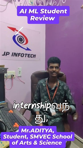 Real Student Review: AI & ML Internship at JP INFOTECH #ai #ml #internship