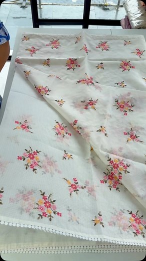 M Collections By Merry Paul on Instagram: "Delivery time :3-7 days www.mcollections.store Search Code :13279 Whatsap:+917559912362 , +918848712362 Price :2100/- Fabric: Silky kotta saree with thread worked boarder and body Silky Kotta is a lightweight, soft fabric with a smooth, airy feel. It features a fine checkered weave and a subtle natural shine, making it both elegant and comfortable. The saree feels cool, breathable, and featherlight on the skin, perfect for long hours of graceful wear. B