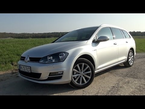 2015 VW Golf VII Variant 1.6 TDI (110 HP) Test Drive