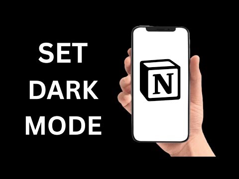 How To Set Dark Mode In Notion