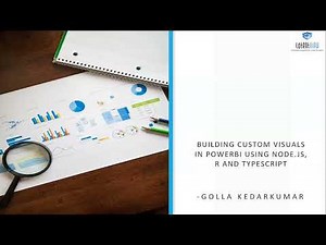 Building custom visuals in Power BI using Node.js, R and TypeScript