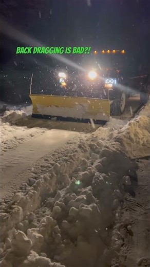 #plowlife #snow how do I get a blade to get a better back drag? Add weight?