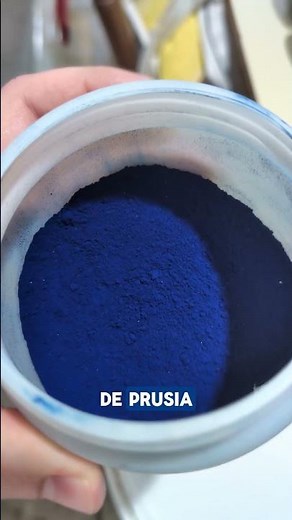 Azul de Prusia 🧪#ciencia #quimica