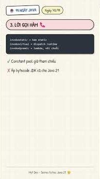 Một dòng Java thành lệnh gì? 🔬 Java ngày 78