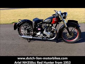 Ariel NH350cc Red Hunter from 1953