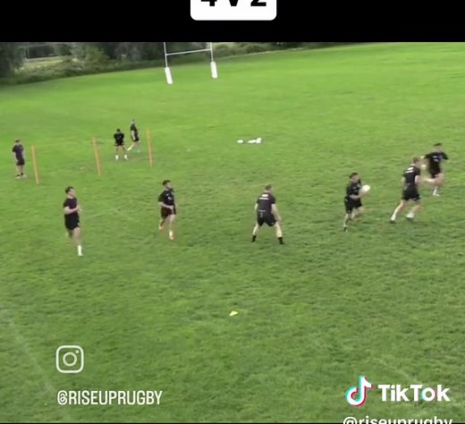 Dynamic Rugby Catch Pass Drill