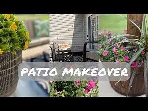 🌸SMALL PATIO MAKEOVER | EARLY SUMMER OUTDOOR DECORATING | SPRING & SUMMER PATIO DECOR | 2024 SUMMER