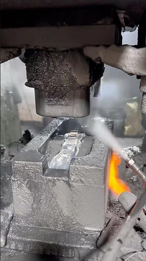 Hot Aluminum Forging ASMR | So Satisfying and Precise Metal Shaping!