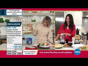 Magic Bullet Kitchen Express Food Processor with Added B...