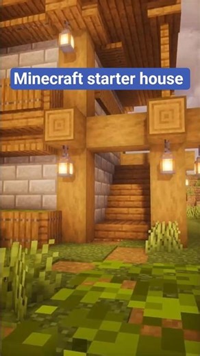 Easy minecraft starter house #minecraft
