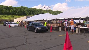 Food giveaway feeds hundreds of families