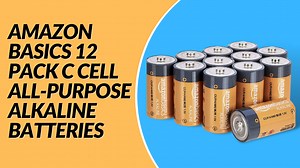 Watch Amazon Basics 12 Pack C Cell All-Purpose Alkaline Batteries on Amazon Live