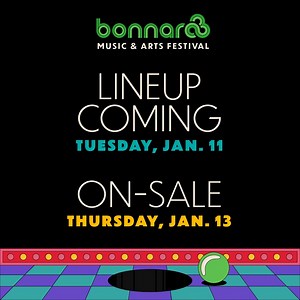 10K views · 352 reactions | You've waited long enough! Your 2022 #Bonnaroo Lineup arrives Tuesday, January 11 at Noon CT   www.bonnaroo.com | Bonnaroo Music and Arts Festival | Facebook