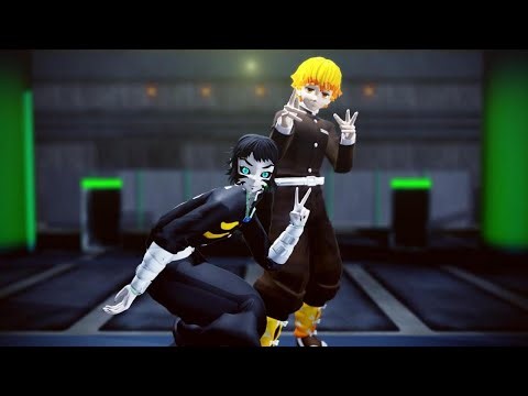 Kaigaku X Zenitsu - BREAK DANCE - MMD - Demon SLayer