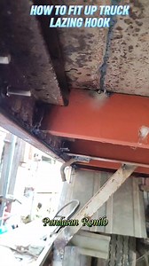 HOW TO FIT TRUCK LAZING HOOK #repairing #stickwelding #reelsviralシ #diy | Pandacan Ronilo