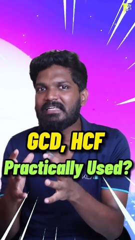 Vasanta Kumar | Software Engineer 🧑‍💻 on Instagram: "GCF, HCF Practically used?: Day 8 - DSA Mini-Series 🔥🔥 We use the greatest common divisor (gcd) or highest common factor (HCF) in various applications. For instance, when sending data online, we calculate a checksum to ensure its integrity, helping detect corruption. This is crucial for reliable data transmission. Additionally, in file systems, gcd is employed to determine the optimal node size in structures like B-trees for efficient data