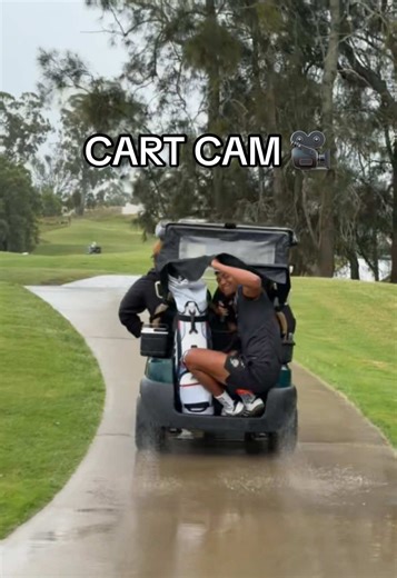 Close Call on the Golf Course - Almost in the Lake!