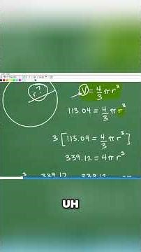 Master Sphere Volume Find Radius Instantly! #math #maths #algebra #geometry