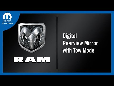 Digital Rearview Mirror with Tow Mode | How To | 2022 Ram Trucks