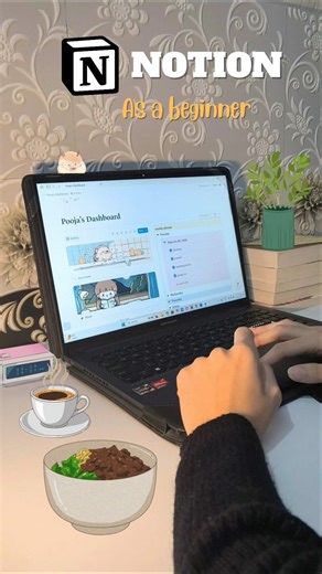 Tried Notion for the First Time… Beginner’s Setup ✨💗 #notion #notionapp #beginners #ytshorts