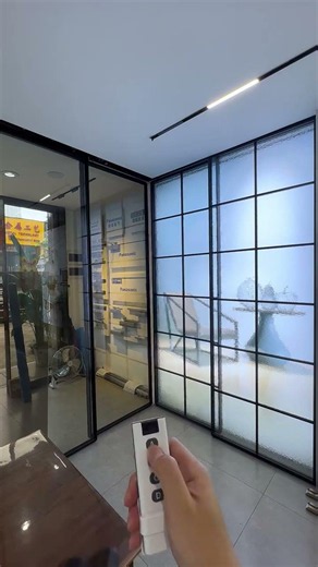 Osent Magnetic Levitation Automatic Door Corner Bi Folding Door