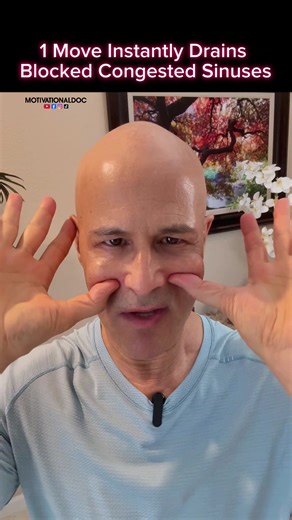 Drain Sinuses Fast! #drmandell #sinus #congestion | sinus