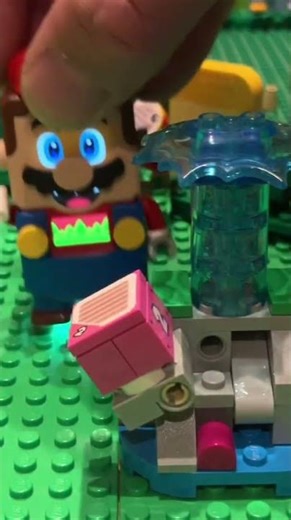 LEGO Mario discovers a hidden Mystery Box 🚀🍄