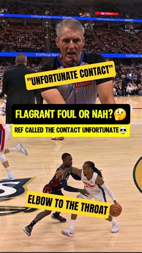 Scott Foster was being NICE😮