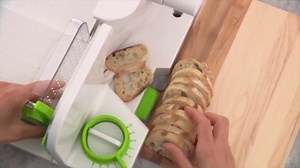 Starfrit Deli Slicer - Slices Meat, Cheese, Bread - 6.5" Stainless Steel Blade - Adjustable Thickness Knob - Nestable for Easy Storage | 2-in-1 Fruit and Vegetable