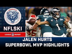 Jalen Hurts Superbowl 59 MVP Highlights || NFL SKI