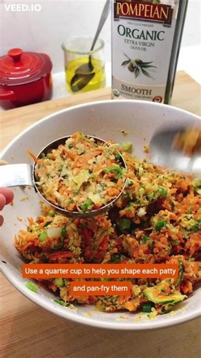 Veggie loaded low carb fritters