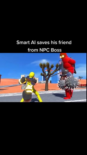 atom dude😈 #ai #npc #simulation #overgrowth #ragdoll