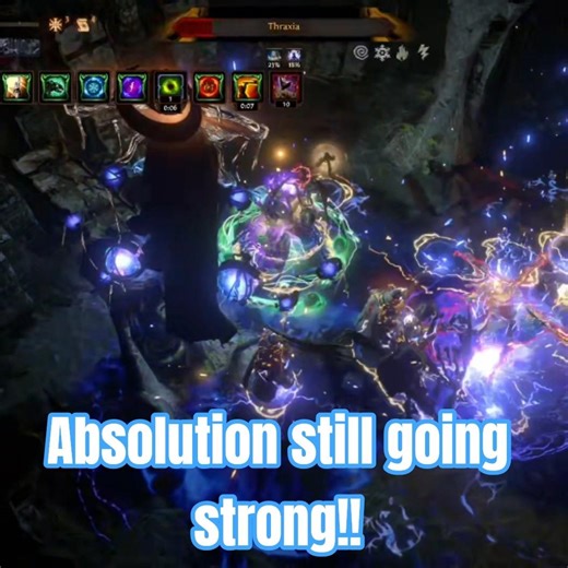 Absolution build is still going strong!! t10 map boss #pathofexile #endgame #shorts