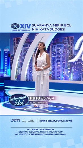 Penampilan Putu Bunga di Indonesian Idol XIV