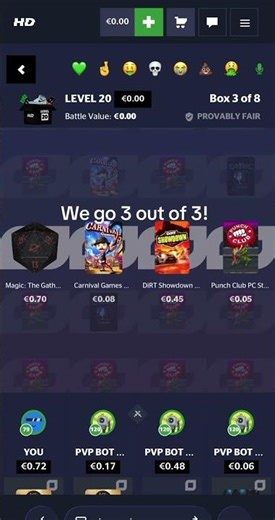 Day 4! And what a win!🥇 #code #crazyjack #hypedrop