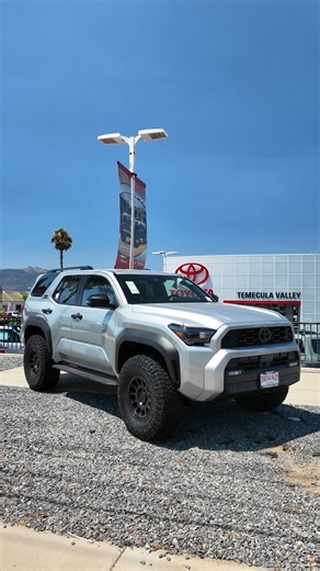 48 reactions | Adventure starts here. The all-new 2025 Toyota 4Runner TRD Off-Road, now enhanced with our in-house lift and wheel package.  Stop by Temecula Valley Toyota to explore over 900 new Toyota vehicles. Shop the latest 2025 Toyota models, test drive your favorites, and discover new Toyota specials. #Toyota #4Runner #Toyota4Runner #TRD #TRDOffRoad #TemeculaValleyToyota | Temecula Valley Toyota | Facebook